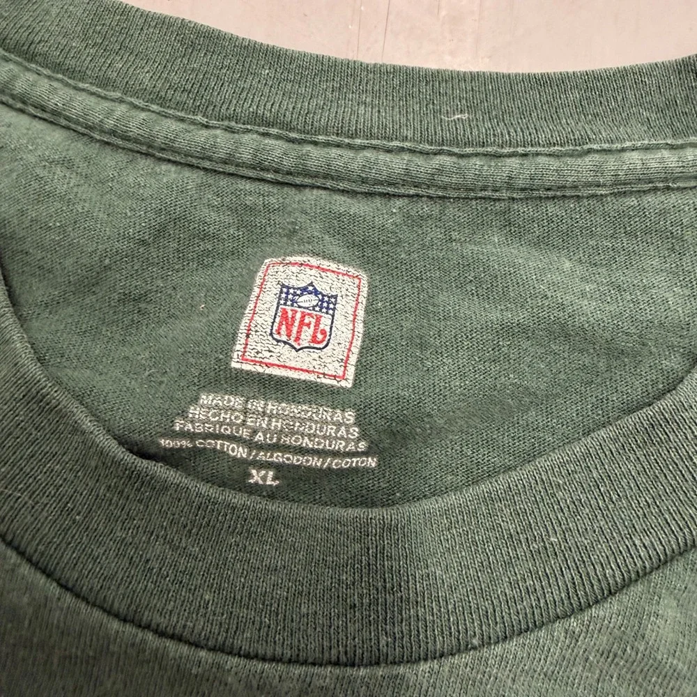 NFL Green Bay Packers Long‎ Sleeve Graphic T-Shirt Mens XL Green Helmet Logo